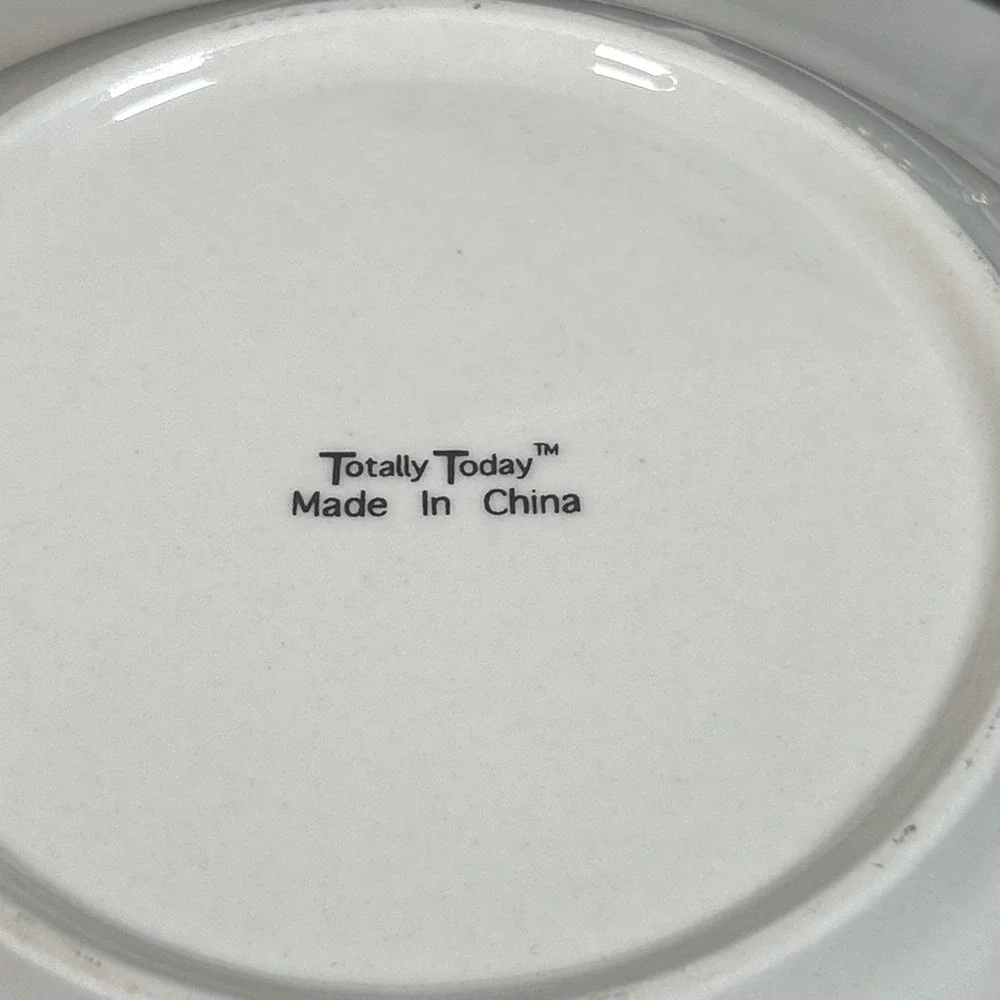 Set of 2 Texas Flag Star Rim Soup Cereal Bowls Patriotic Lone Star Totally Today